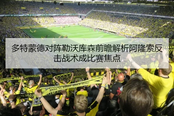 多特蒙德对阵勒沃库森前瞻解析阿隆索反击战术成比赛焦点
